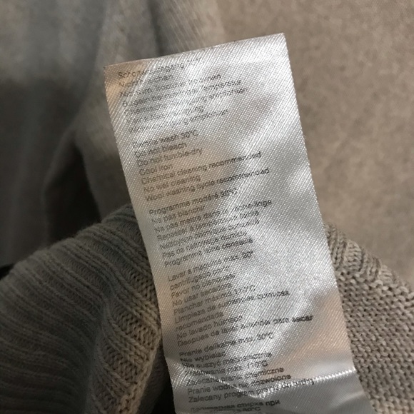 Olsen Europe Cowl Neck Wool Beige Sweater Size 14 - Picture 10 of 10